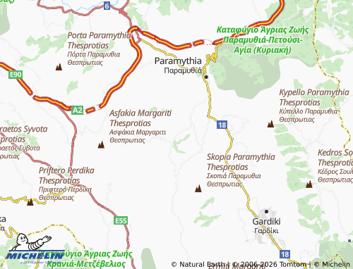 MICHELIN Sevasto map - ViaMichelin
