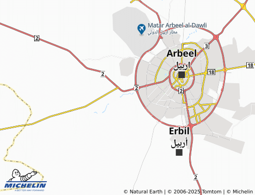Carte MICHELIN التوراق - ViaMichelin