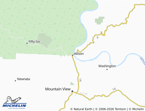 Carte MICHELIN Allison - ViaMichelin