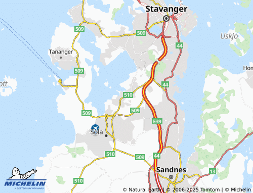 MICHELIN Sørnes map - ViaMichelin