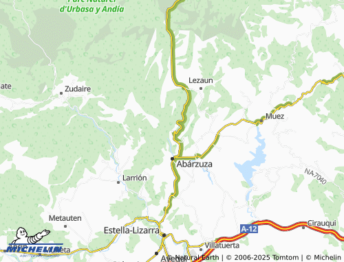 MICHELIN Ibiricu map - ViaMichelin
