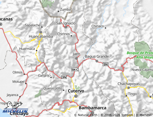 Mappa MICHELIN Jaén - ViaMichelin