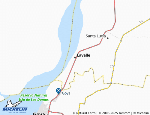 MICHELIN Lavalle map - ViaMichelin