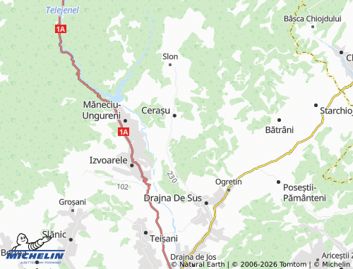 Mapa MICHELIN Valea Borului - ViaMichelin