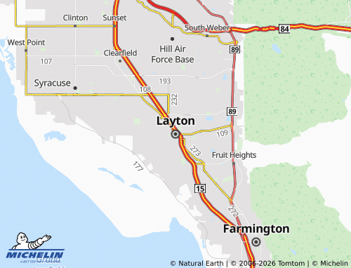 Carte MICHELIN Layton - ViaMichelin