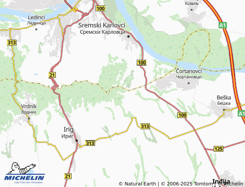MICHELIN Velika Remeta map - ViaMichelin