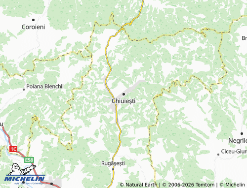 MICHELIN-Landkarte Chiuiești - ViaMichelin