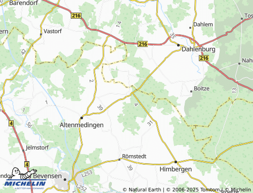 MICHELIN Bostelwiebeck map - ViaMichelin