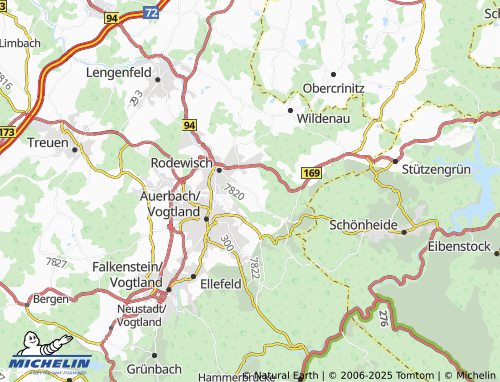 MICHELIN-Landkarte Rützengrün - ViaMichelin