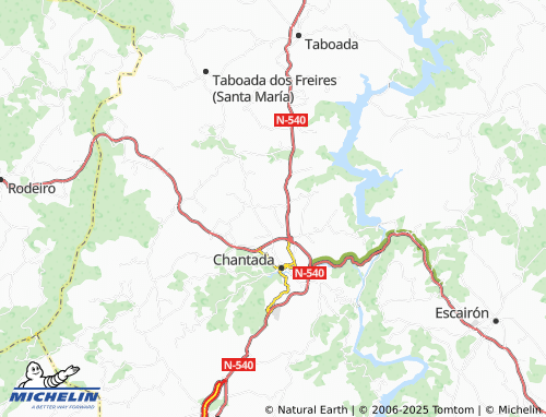 MICHELIN Veiga (San Xoán) map - ViaMichelin