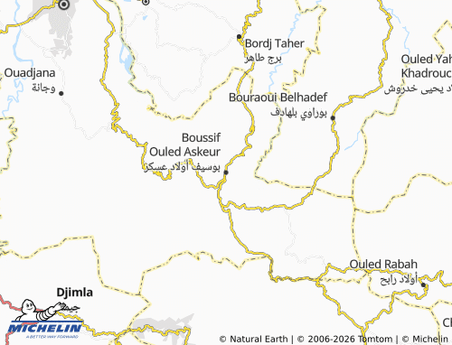Mappa MICHELIN Bouseef Awlad Askar - ViaMichelin