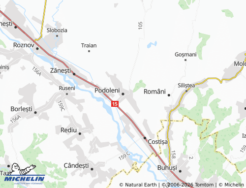 Mappa MICHELIN Podoleni - ViaMichelin