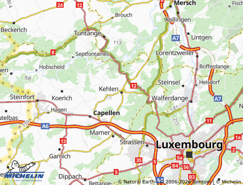 Mapa MICHELIN Kehlen - ViaMichelin