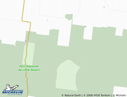 Mappa MICHELIN Little Desert - ViaMichelin