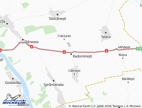 Carte MICHELIN Radomirești - ViaMichelin