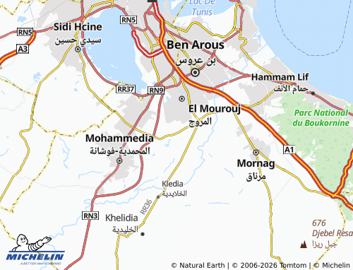MICHELIN-Landkarte Shabiddah - ViaMichelin