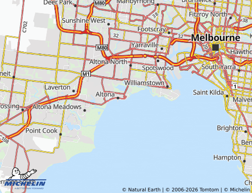 Mappa MICHELIN Seaholme - ViaMichelin