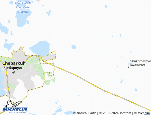 MICHELIN-Landkarte 2033 km - ViaMichelin