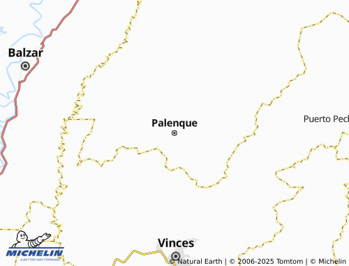MICHELIN Palenque map - ViaMichelin
