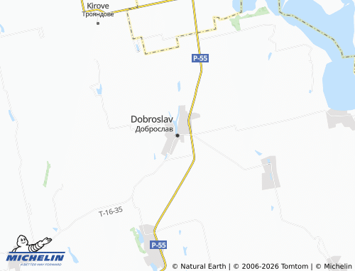 Mapa MICHELIN Dobroslav - ViaMichelin