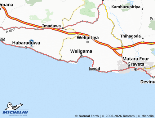 Mappa MICHELIN Maha Weediya - ViaMichelin