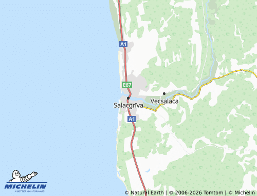Mapa MICHELIN Salacgrīva - ViaMichelin