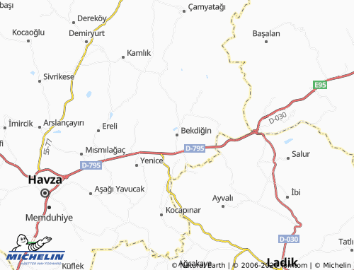 MICHELIN Bekdiğin map - ViaMichelin