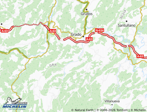 MICHELIN-Landkarte Pereda - ViaMichelin