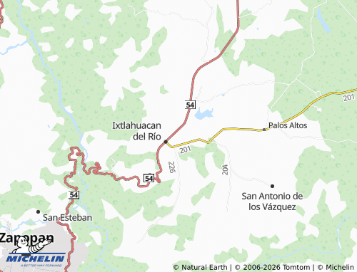 MICHELIN Jardínez de La Paz map - ViaMichelin