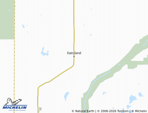 Carte MICHELIN Dairyland - ViaMichelin