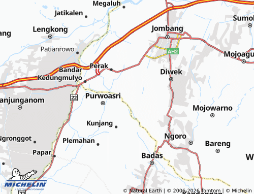 MICHELIN Plumbon Gambang map - ViaMichelin