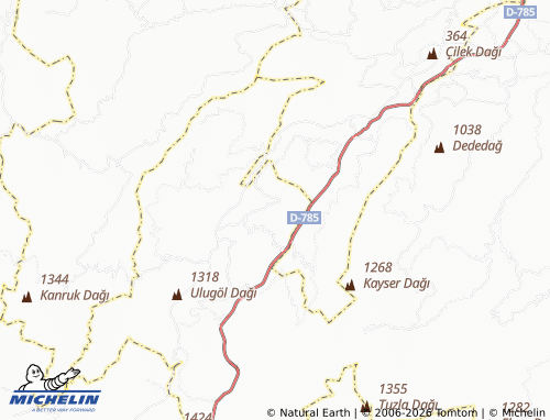 Mapa MICHELIN Tokuşlar - ViaMichelin