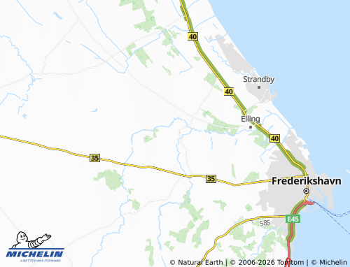 MICHELIN Kvissel map - ViaMichelin