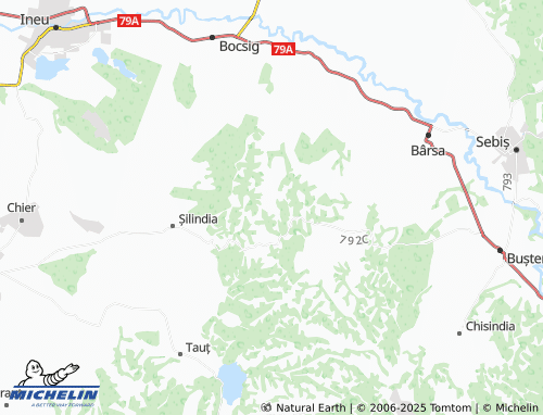 MICHELIN Iercoșeni map - ViaMichelin