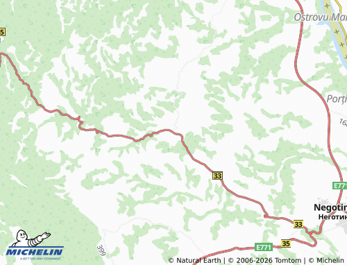 MICHELIN-Landkarte Štubik - ViaMichelin