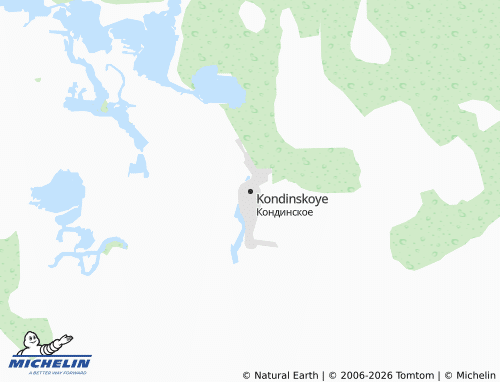 MICHELIN-Landkarte Kondinskoye - ViaMichelin