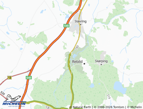 Mappa MICHELIN Gravlev - ViaMichelin