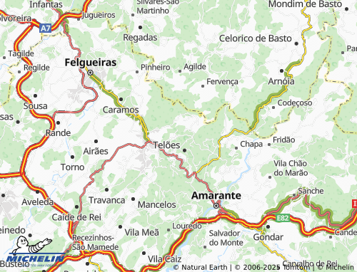 Mapa MICHELIN Castanheiro Redondo - ViaMichelin