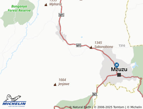 MICHELIN Ekayiweni map - ViaMichelin