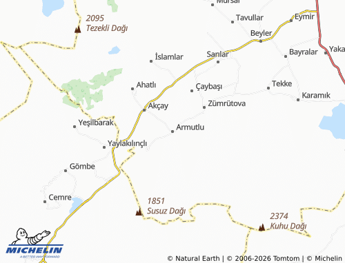 Mappa MICHELIN Armutlu - ViaMichelin