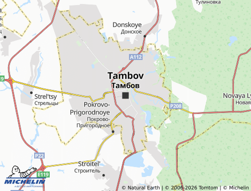 Carte MICHELIN Tambov - ViaMichelin