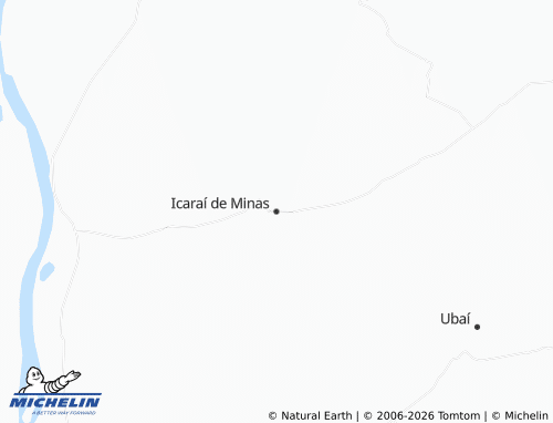 Carte MICHELIN Icaraí de Minas - ViaMichelin