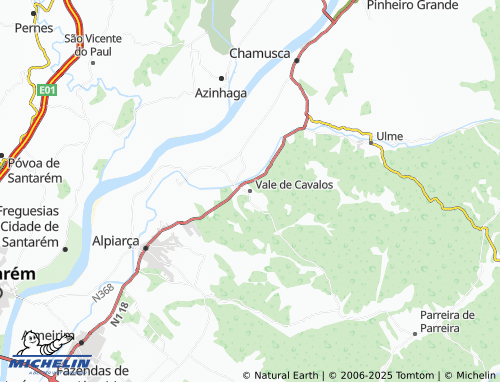 MICHELIN Vale de Cavalos map - ViaMichelin