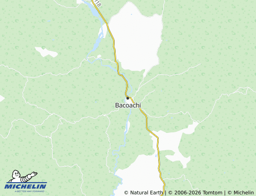 Mappa MICHELIN Bacoachi - ViaMichelin