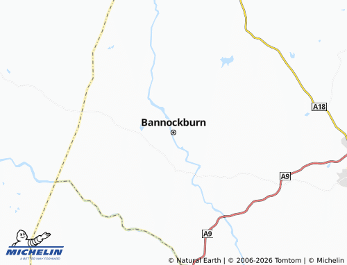 MICHELIN-Landkarte Bannockburn - ViaMichelin