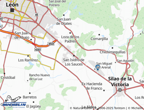 MICHELIN Los Sauces map - ViaMichelin