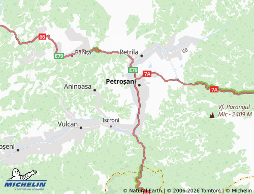MICHELIN Dâlja Mică map - ViaMichelin