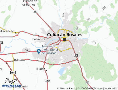 MICHELIN-Landkarte Colonia Los Pinos - ViaMichelin