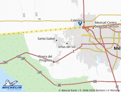 Mappa MICHELIN San Jacinto - ViaMichelin