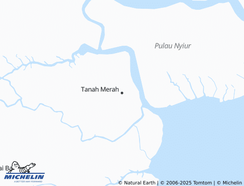 MICHELIN Tanah Merah map - ViaMichelin